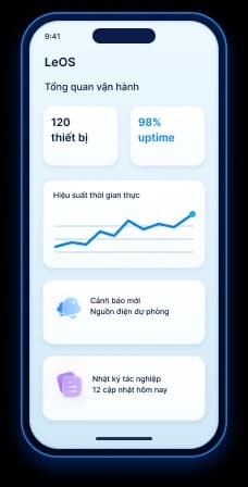 Ứng dụng LeOS trên điện thoại